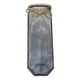 thumbnail image 2 of Florero Jarron Decorativo Vidrio Clasico Lineas 27cm Gris, 2 of 2