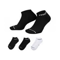 Calcetines Pack X3 Jordan Cortos Everyday Dri Fit Negro Y Blanco