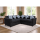 thumbnail image 1 of Sofa Seccional Constanza Negro, 1 of 2