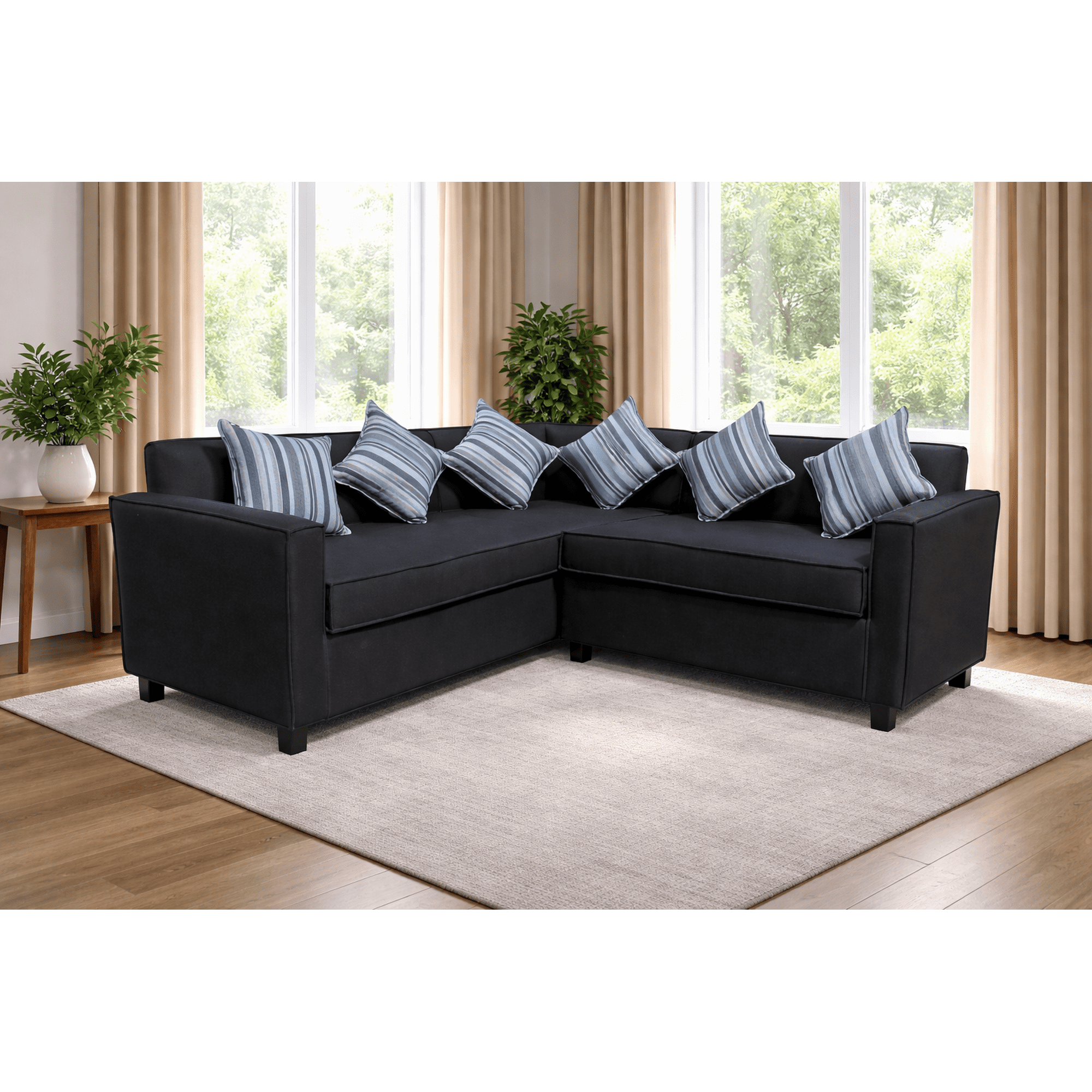 Almore - Sofa Seccional Constanza Negro