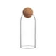 thumbnail image 1 of Botella Frasco Contenedor 1200mL Vidrio 20cm Con Tapa Corcho, 1 of 3