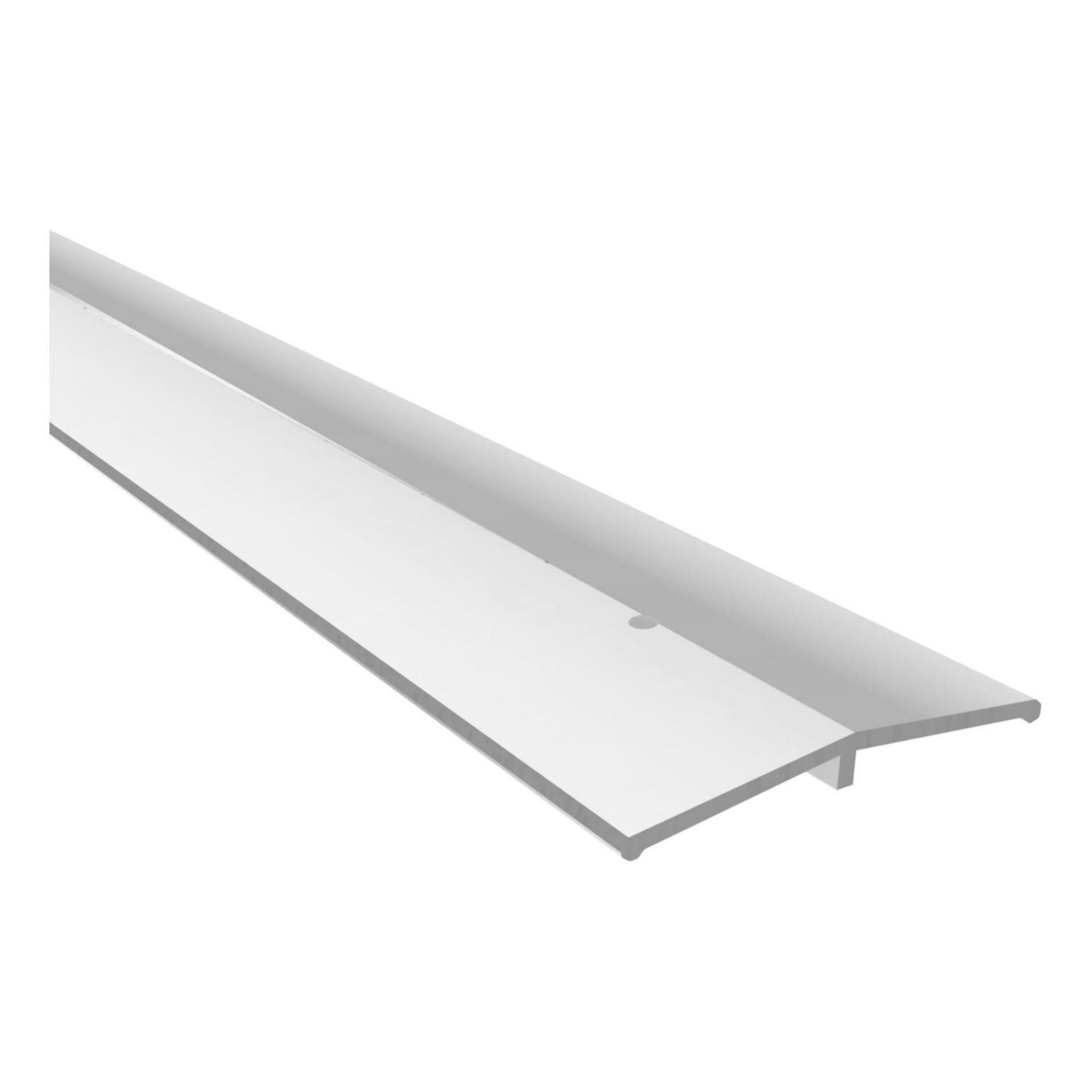 Cubrejunta Metálica Plana 1mt Plata Dvp