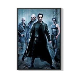 Creango - Cuadro Poster Enmarcado Matrix Decorativo