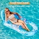 thumbnail image 4 of Hinchable Pool Lounge Float Sloosh para adultos con portavasos, color azul, 4 of 9