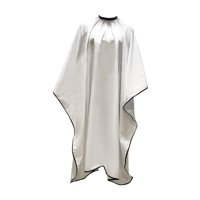 Magideal - Delantal De Corte De Pelo Delantal De Corte De Pelo Práctico Transpirable Cómodo Profesional Capa De Peluquero Para El Hogar Barberos Corte De Pelo , Blanco