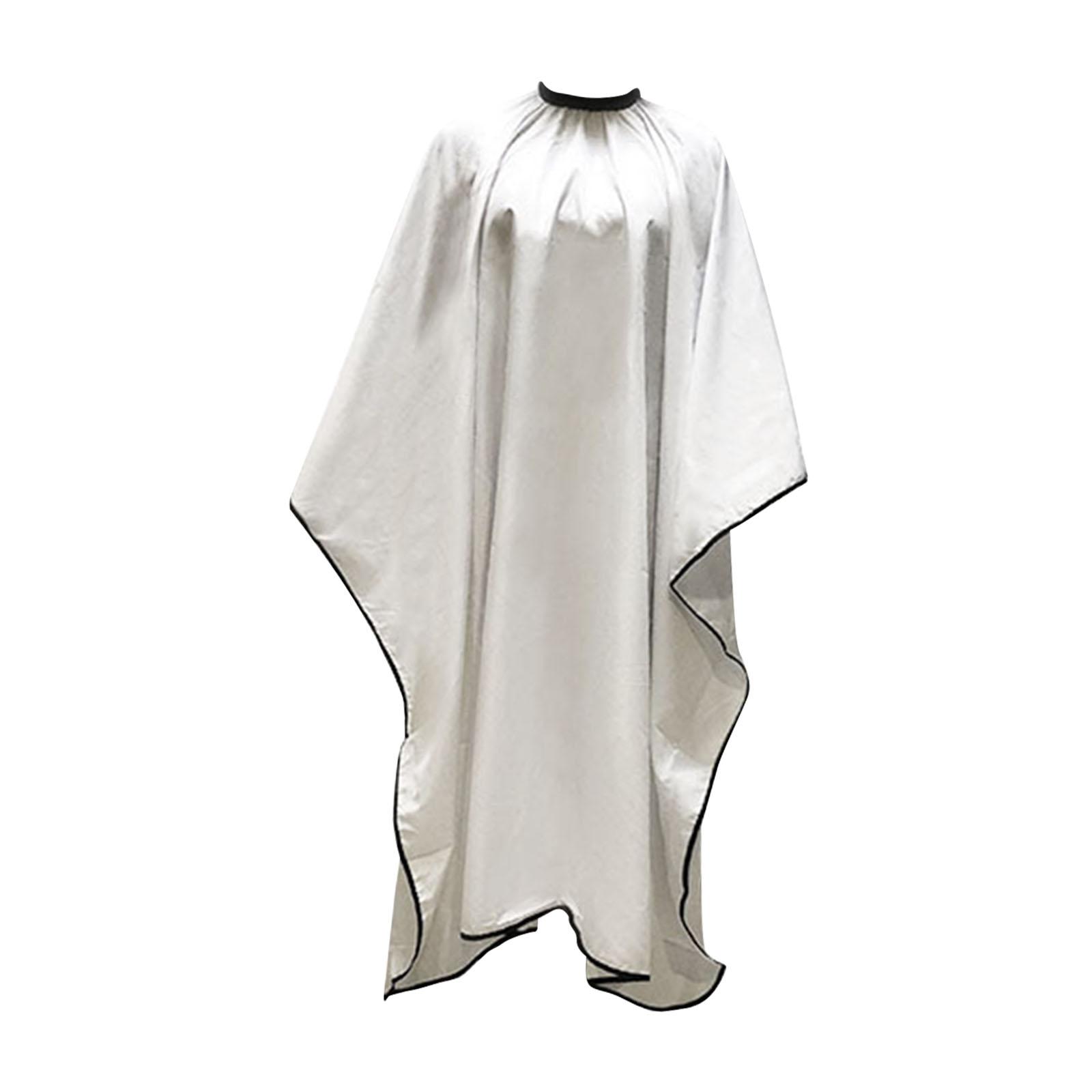 Magideal - Delantal De Corte De Pelo Delantal De Corte De Pelo Práctico Transpirable Cómodo Profesional Capa De Peluquero Para El Hogar Barberos Corte De Pelo , Blanco