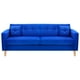 thumbnail image 1 of Sofa New Retro 3CG Felpa 05 Azul Rey, 1 of 6