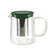 thumbnail image 1 of Tetera Vidrio Borosilicato Con Infusor 850 Ml Verde, 1 of 5