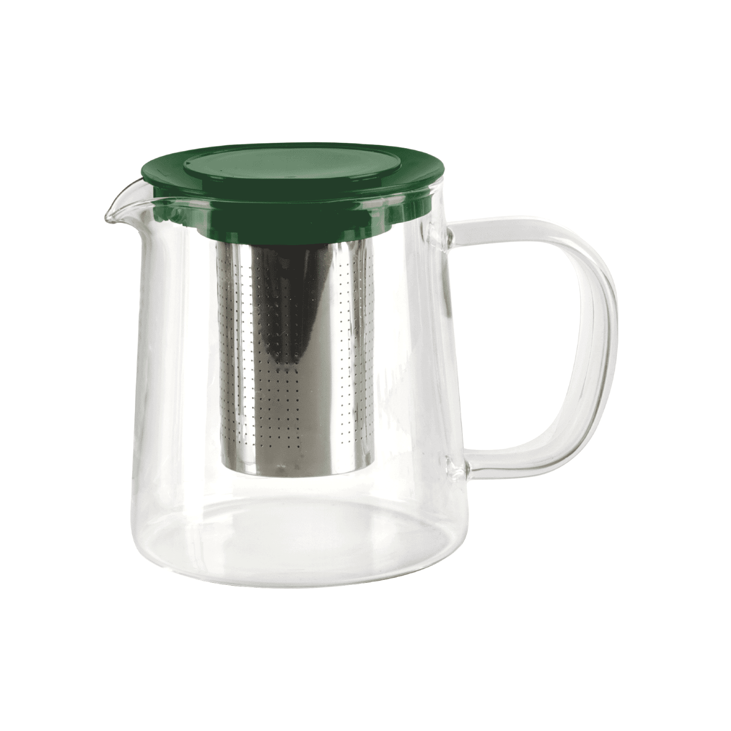 Kitchenware - Tetera Vidrio Borosilicato Con Infusor 850 Ml Verde