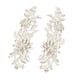 thumbnail image 3 of 2 Uds Apliques De Encaje Apliques Bordados De Flores Para Boda Vestido De Graduación Ropa Champán, 3 of 5