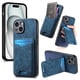 thumbnail image 1 of Funda Billetera con Soporte para iPhone 15 Protector Delgado Azul, 1 of 6
