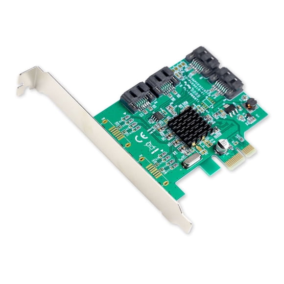 Tarjeta de expansión SATA III de 4 puertos y 6 Gbps Marvell 9215 para PC