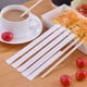 thumbnail image 5 of Palitos de madera de abedul biodegradables desechables para remover café, helado, bebidas frías y calientes, leche, jugo, té y chocolate, 100 unidades (5.5" de largo), 5 of 7