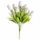 thumbnail image 2 of Ramos De 12 Tulipanes Artificiales Flor Decoración Tulipan blanco Talla Única, 2 of 7