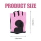 thumbnail image 5 of Guantes de fitness transpirables y antideslizantes de silicona, color rosa, sin dedos, para hombre y mujer, para levantamiento de pesas, yoga, mancuernas, fitness, ciclismo y deportes., 5 of 5