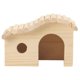 thumbnail image 1 of Casa de madera para hámster, decoración de hábitats para hámster, juguetes de exploración, cabaña para hámster, cabaña para dormir de animales pequeño, 1 of 5