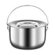 thumbnail image 2 of Olla de Camping, Olla para Cocinar, Accesorios de Cocina, Olla para Sopa, Recipiente para Aceite con Asa Y Tapa para Fiestas, Cocinas Y Restaurantes. 5.0L, 2 of 5