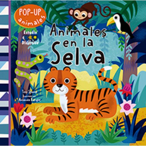 Edimat Libros - Animales En La Selva (Pop-Up Animales)