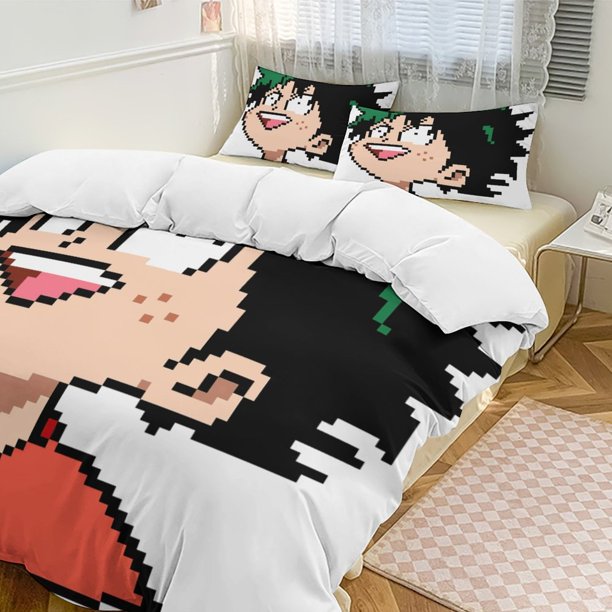 My Hero Academia Anime 3-Piece Twin Bed Set Fade-Resistant Microfiber