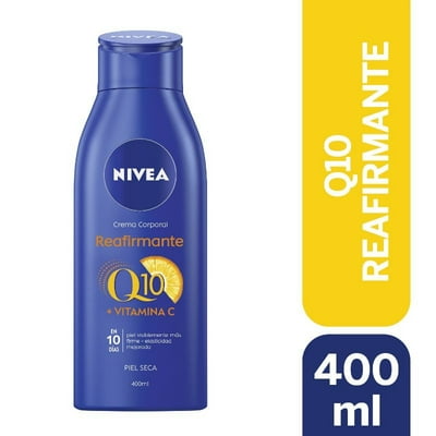 Crema Corporal Reafirmante Q10+C Piel Extra Seca 400 Ml Nivea