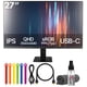 thumbnail image 1 of Paquete de monitores QHD (2560 × 1440) LG 27U631A-B de 27 pulgadas | Pantalla IPS, frecuencia de act, 1 of 8