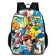 thumbnail image 1 of Pokemon Kids School Backpack Storage Bag Pikachu Anime Printed School Bag Teenager Student Cartoon Bookbag Outdoor Rucksack, 1 of 3