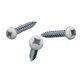 thumbnail image 1 of Tornillos RecPro 2,5 cm Blanco 100 piezas #8 Cabeza de Plato, 1 of 5