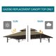 thumbnail image 4 of Toldo de repuesto para barbacoa Wonwon 5x8 L-GG001PST-F, 4 of 7