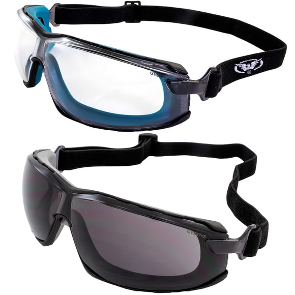 Gafas de seguridad para moto Global Vision Sunn Up, 2 pares