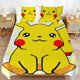 thumbnail image 1 of Pi-ka-chu Bed Duvet Cover Microfiber Bedding Sets 3D Printed Lightweight 3 Piece Comforter Sets for Kids Boys Girls, 1 of 5