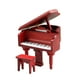 thumbnail image 5 of Piano Con Silla Rojo Elegante Para 1/12 Casa De Mu?ecas Dormitorio Muebles De Mu?ecas Para Ni?os, 5 of 5