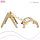 thumbnail image 3 of Escalador Juego Montessori Niños Madera Triangulo Pikler, 3 of 8