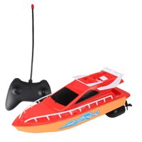 Magideal - Lancha Rápida Con Telemando Inalámbrico, Juguetes De Agua Impermeables Con , Plástico Eléctrico De Para Niños, Adultos, , Rojo