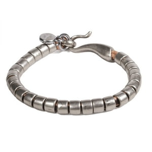 Brazalete Hombre Gino Rodinis B522 | Plateado
