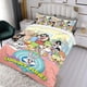 thumbnail image 3 of Bebés Looney Tunes Conjunto de sábanas temático, trío de piezas, cómodo y amigable con la piel, diseño único, regalo de decoración para el hogar para familiares, amigos y fans,135cm *200cm, 3 of 6
