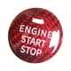 thumbnail image 2 of Decoración del botón de arranque del motor, decoración del coche, accesorios para el automóvil, pegatina de arranque, cubierta del botón de encendido Rojo, 2 of 5
