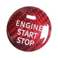 Ioensy - Calcomanía Decorativa Para La Cubierta Del Botón De Encendido Del Motor Para Mazda Cx-9 Mx-5 Miata En Color Rojo