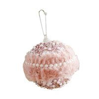 Bothyi - Adorno Navideño De Bola Peluda Rosa, Novedad Para Dormitorio, Árbol De Navidad, Estilo Aniversario A