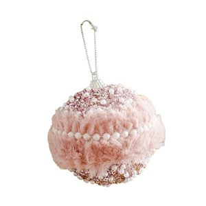 Bothyi - Adorno Navideño De Bola Peluda Rosa, Novedad Para Dormitorio, Árbol De Navidad, Estilo Aniversario A