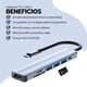thumbnail image 3 of Adaptador 7 En 1 USB-C Con Hdmi Y Puertos + Micro SD 64GB, 3 of 8