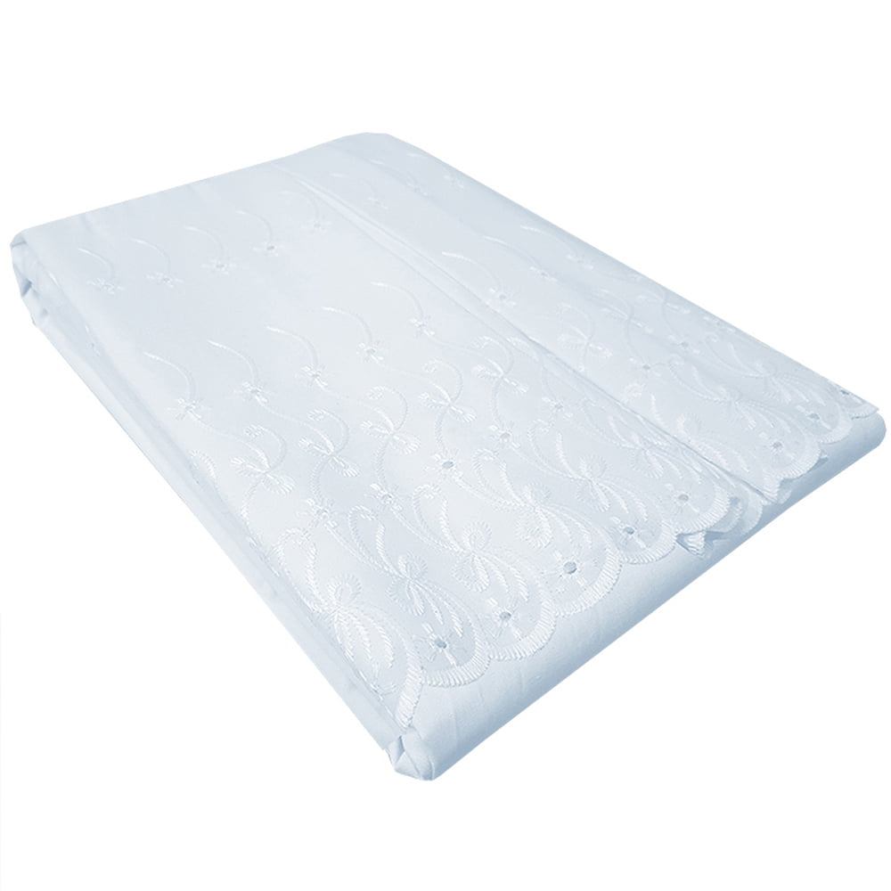 Victorianas - Faldon 2p Broderie Romantico Blanco