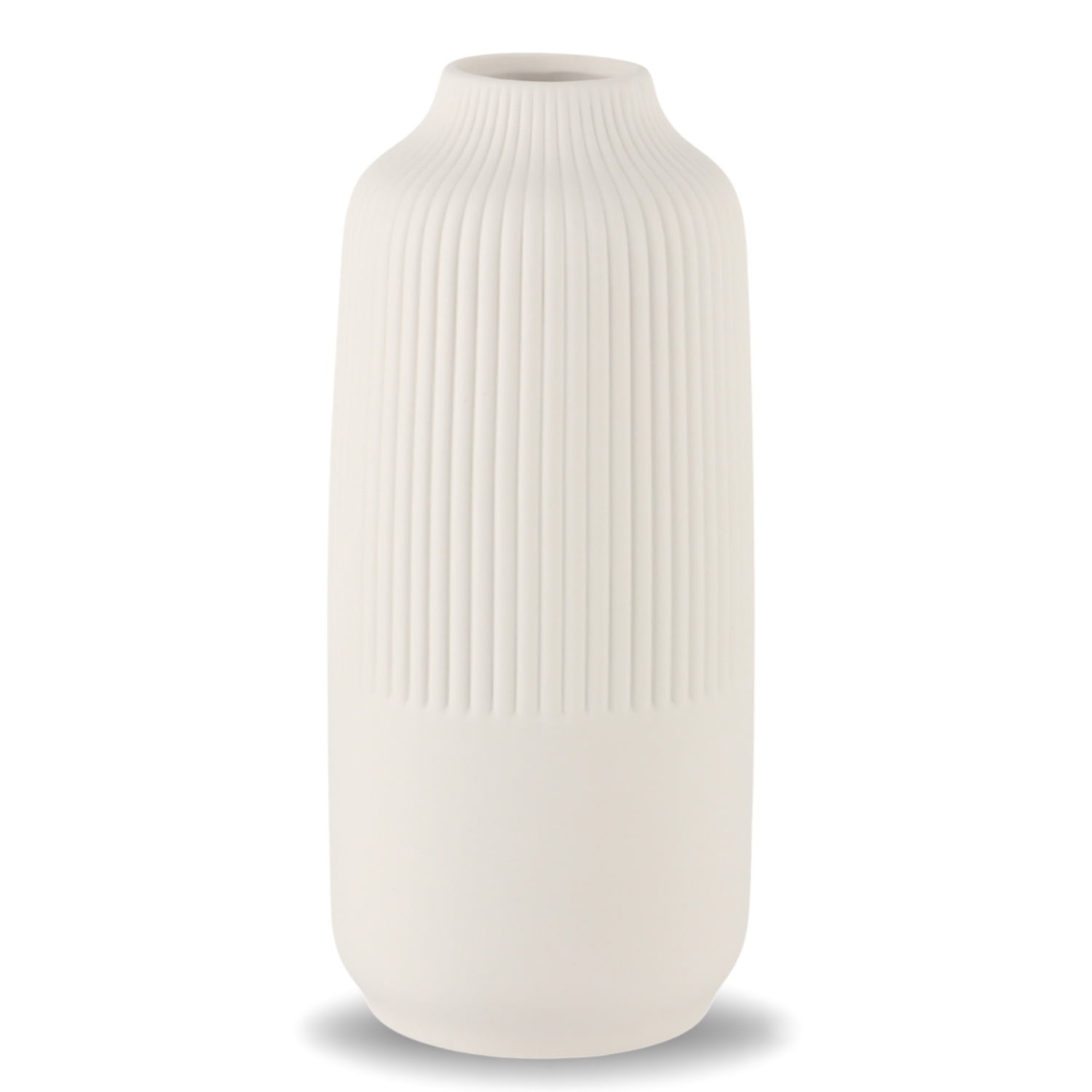 Inspiracci - Florero Cerámica Blanco 25cm