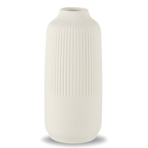 Inspiracci - Florero Cerámica Blanco 25Cm