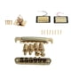 thumbnail image 5 of Cordal De Puente Dorado + Juego De Pastillas Humbucker Sellado + Conector De Salida De Guitarra, 5 of 5