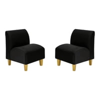 Bodevir - Set Poltrona Soft 1C Felpa 01 Negro