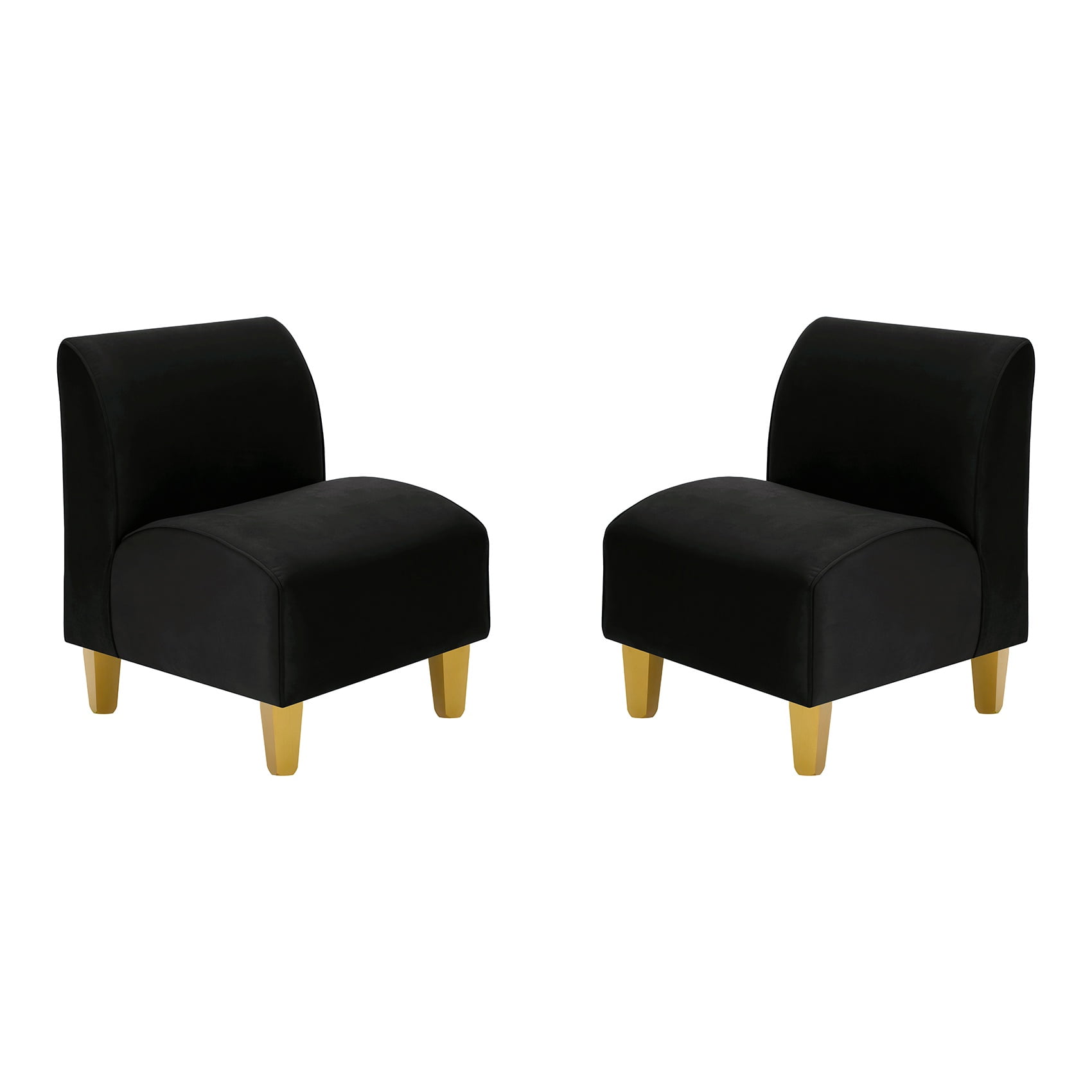 Bodevir - Set Poltrona Soft 1c Felpa 01 Negro