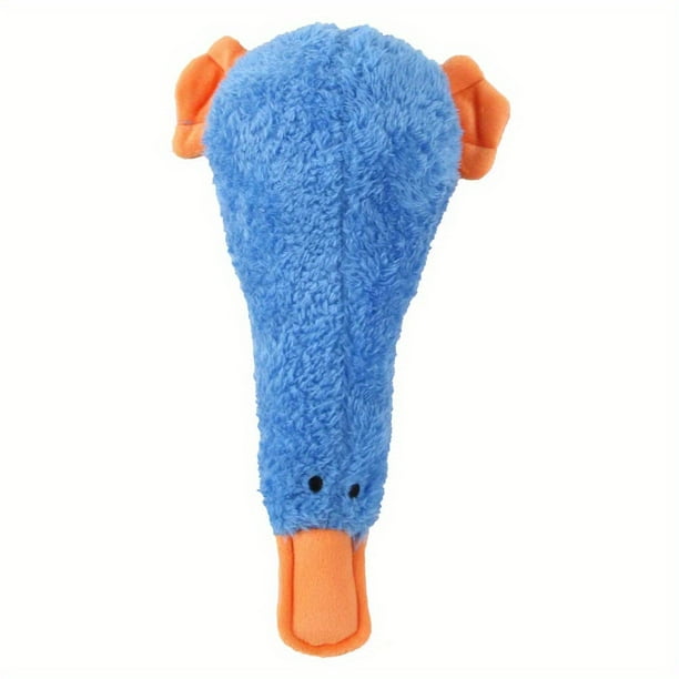 Pet Plush Squeaky Toy For Dog Chew Toy Duck Shaped Dog Molar Toy Puppy Dog Interactive Toy