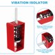 thumbnail image 3 of Uxcell Colgadores de Aisladores de Vibración de Resorte para Techo para Procesador de Aire A/C Rojo 4.92 x 2.48 x 1.89 Pulgadas, 3 of 7