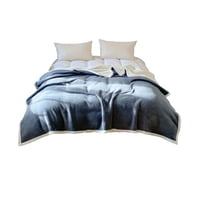 Todo Para El Hogar - Frazada Otoño Invierno Con Chiporro 1.5 Plaza Color Gris