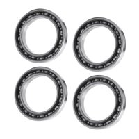 Ioensy - 4 Uds Rodamiento De Bolas 6805-2Rs 25X37X7Mm Para Bb68-73 Bb90-92 Accesorios De Bicicleta
